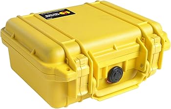 Amazon.com : Pelican 1200 Case with Foam (Yellow) : Electronics